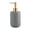 Gray, variant on DQQ153 Light Luxury Ceramic Soap Dispenser Bathroom Shower Gel Lotion Push Bottle