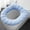 Blue, variant on hulanddfd Toilet Seat Cover Pads - Soft Warm Thickened Toilet Cushion Pink Washable Toilet Mat Bathroom Accessories Set