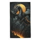 thumbnail image 1 of Fotbe Full Moon Black Dragon Toalla Premium con Patrón, Toalla de Microfibra de Secado Rápido, Ligera y Altamente Absorbente (27.5x16in), Ideal para Uso Diario, 1 of 6