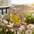 thumbnail image 2 of Green Solar Animal Garden Light Resin Waterproof For Lawn Yard Patio Decor 1Pc, 2 of 8