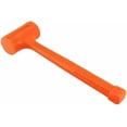 thumbnail image 4 of 2 Piece 4 Lb 14" x 5.3" Dead Blow Hammer Orange, Durable Rebound Resistant Dead Blow Hammer with Non-Slip Grip, Non-Marring Dead Blow Mallet, 4 of 6