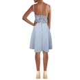 thumbnail image 2 of City Studios Womens Juniors Lace Mini Fit & Flare Dress, 2 of 2