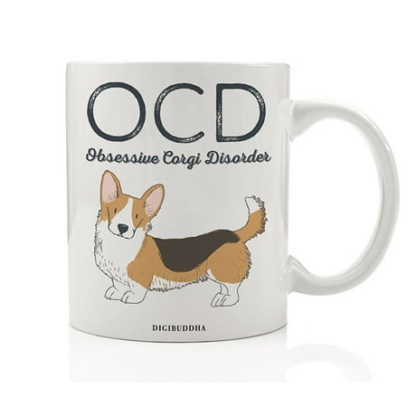 Funny Dog Lover Coffee Mug Gift Idea Small Brindle Brown Corgi Breed Adopt Rescue Puppy House Pet Adoption Christmas Birthday Present Family Friend 11oz Ceramic Tea Cup by Digibuddha (The Best Small Dog Breeds For Families)