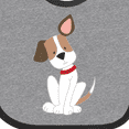 thumbnail image 4 of Inktastic Dog with ear up Boys or Girls Baby Bib, 4 of 4