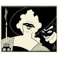 thumbnail image 2 of Beardsley, Aubrey 30x26 White Modern Wood Framed Museum Art Print Titled - Yellow Book 1894 Vol.1 - Front cover, 2 of 4
