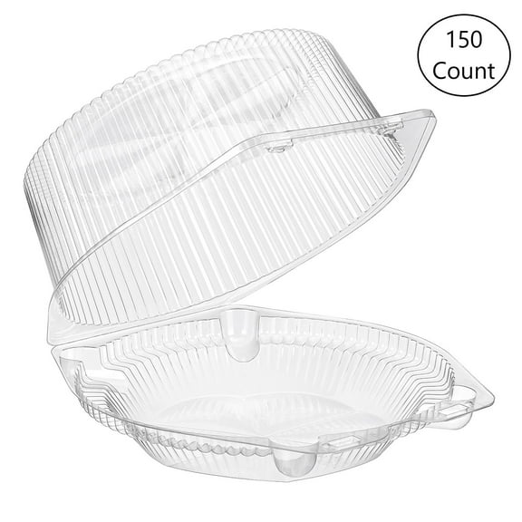 Inline Plastics 8" SureLock PET Food Container Clear, 114 oz. | 150/Case