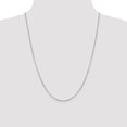 thumbnail image 2 of 14K White Gold chain Cable 24 in 1.4 mm Flat, 2 of 5