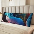 thumbnail image 6 of Lsque Vibrant Fluid Motion Art Body Pillow Case Cover,Ultra-Soft Microfiber Bed Pillow Cases 20x54 inches,Elegant Bedding,Breathable Durable Pillow Cover with Envelope Closure, 6 of 8
