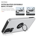 thumbnail image 4 of for Samsung Galaxy A53 5G Case, 360° Rotatable Ring Holder Kickstand Dual Layer Military-Grade Drop Tested Protection Support Car Holder Mount Magnetic Absorbing Bumper Phone Case, Silver, 4 of 7