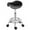 Black-C, variant on 360° Rotating Adjustable Height Bar Stool – Modern Round PU Leather Stool with Chrome-Plated Base, 5 Casters, and Soft Sponge Cushion – Ideal for Home, Kitchen, or Office