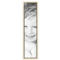 thumbnail image 2 of ArtToFrames 12" x 52" Silver with Black Lip Picture Frame, 12x52 inch Multi Wood Poster Frame (WOM-5193),  Pack, 2 of 7