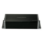KICKER Smart Mono Subwoofer Amplifier Bass Revealer and Processor, Black