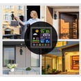 thumbnail image 3 of Reloj meteorológico inalámbrico, reloj de pantalla a Color multifuncional, termómetro de pantalla táctil para el hogar y reloj despertador higrómetro ER, 3 of 5