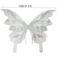 thumbnail image 3 of Halloween Costume, Butterfly , Sparkly Foldable Assistant with Elastic Shoulder Straps, Soft Comfortable Organza Gradient Design for Masquerade Carnival Photo Shoot Parties, 3 of 4