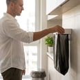 thumbnail image 7 of Garbage Bag Holder Wall Mounted Trash Bag Holder Foldable Garbage Bag Rack No Drill Kitchen Trash Bag Dispenser Storage Rack for Cabinet Door Kitchen Organizer, 7 of 7