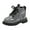 Black-25, variant on Kids Glitter Boots Girls Boys Booties Sparkly Lace Up Boots Fashion Winter Ankle Shoes