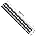 thumbnail image 1 of Camino de mesa de rayas blancas y negras de estilo simple y moderno, mantel de lujo ligero para mesa de comedor, mantel para mesa de café, mantel para zapatero, mantel para cama, toalla, 1 of 1
