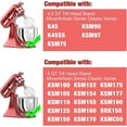 thumbnail image 3 of K45WW 6-Wire Whip Attachment for KitchenAid Tilt-Head Stand Mixer, 3 of 5