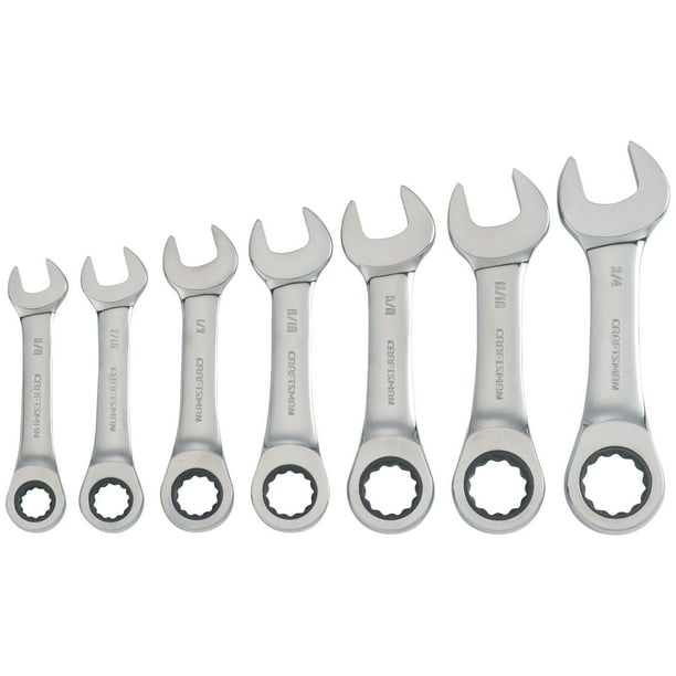 Juego de llaves CRAFTSMAN CM 7 piezas SAE STBY RTCHTWRN-1049426 (CMMT87026)