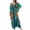 A-Green780, variant on XIAOCHA Butterfly Print Kaftan Dress for Women Oversized Flowy Batwing Sleeve V Neck Maxi Dress Airy Bold Beach Dresses