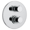 thumbnail image 2 of Latoscana 78CR691 Elba Thermostatic Valve, 2 Way Diverter Volume Control - Chrome, 2 of 3