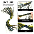thumbnail image 6 of 10 Bundles 500Strands Silicone Jig Skirts Set DIY Fishing Jig Legs Lures, Fly Tying Materials Fishing Jig Baits Skirts, 6 of 7