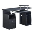 thumbnail image 1 of Scranton & Co Modern MDF Wood Home Office Computer Desk in Espresso, 1 of 8