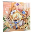 thumbnail image 2 of Pure Vanilla Cookie Shower Curtain Waterproof Bathroom Curtain Set with Hooks Decor Bathtub 72 in x 72 in, 2 of 9