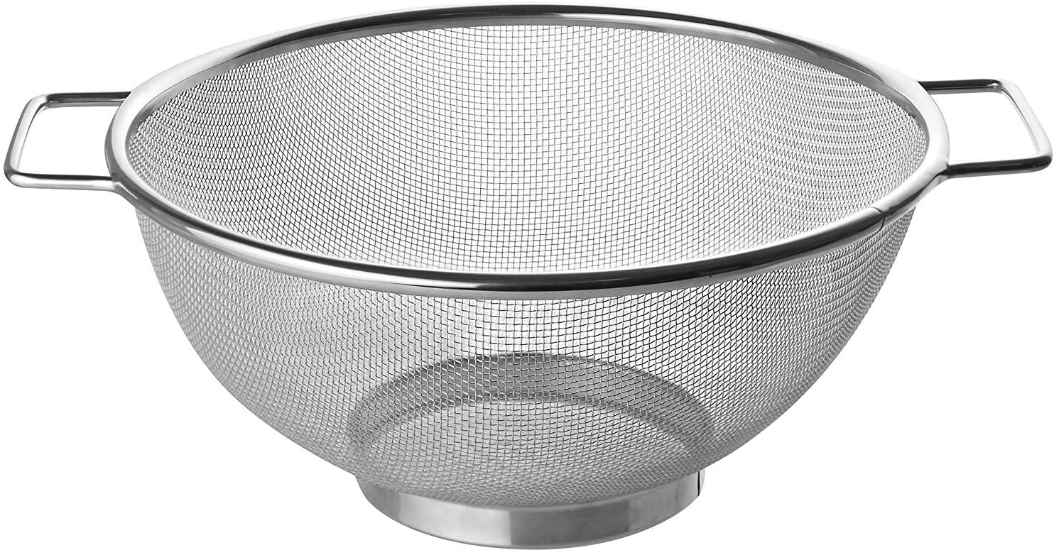 Sieve Ø 20 cm, kitchen sieve made of stainless steel, finemeshed