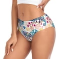 thumbnail image 2 of Fotbe Colorful Chameleons Calzones Estampados para Mujer – Ropa Interior de Algodón, Cómoda, Suave y Elástica-X-Large, 2 of 6