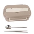 thumbnail image 1 of 316 Stainless Inner Steel BentoBox, 3 Compartment 1000ml Lunch Box Lunch Containers with Utensils, Portable Lunch Food Container for Adults Kids School Picnic, 1 of 7