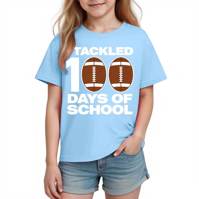 Camiseta de Manga Corta Linda para Niños Unisex Gráfica Tee de la Escuela de la Temporada, Camisetas de Manga Corta para Niñas