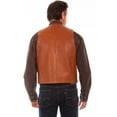thumbnail image 2 of Scully Leather Mens Western Lambskin Button Front Vest Ranch Tan 46, 2 of 2
