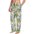 thumbnail image 2 of Disketp Colorful Fruits Men's Pajama Pants - Ultra Soft Fleece Sleep and Lounge Pants (Size: S-XXL), 2 of 6