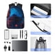 thumbnail image 4 of Disketp Spooky Halloween Night Scene Mochila Ligera Clásica con Múltiples Bolsillos, Mochila Casual para Hombre y Mujer, Ideal para Escuela, Trabajo y Viajes, 4 of 6