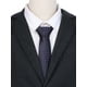 thumbnail image 4 of Corbatas de puntos para hombres INSPIRE CHIC para el Día del Padre, corbata autoajustable de 3.1" de ancho, corbata de satén para bodas, clásica azul marino con puntos rojos, talla única, 4 of 4