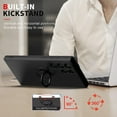 thumbnail image 3 of Liquid Silicone Ring Holder Case Kickstand Shockproof Cover Compatible With Samsung Galaxy S23 Ultra Plus, 3 of 5