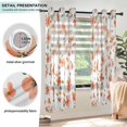 thumbnail image 3 of Yayeee Window Curtains Set of 2 for Living Room Light Filtering 63"x42", Small Floral Blooms, 3 of 7