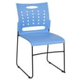 thumbnail image 2 of Flash Furniture HERCULES Series 881 lb. Capacity Blue Sled Base Stack Chair with Air-Vent Back, 2 of 11