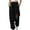 Black, variant on QUINDOS Taper Womens Comfy Pants Long High Waisted Casual Sweatpants Drawstring Loose Pants with Pockets