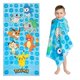 thumbnail image 1 of Toalla de playa infantil de fibra 75*150cm (Pokémon), toalla de playa de secado rápido, 1 of 2