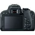 thumbnail image 3 of canon eos rebel 800d dslr camera + 50mm 1.8 + 75-300mm + filters + 2yr warranty, 3 of 11
