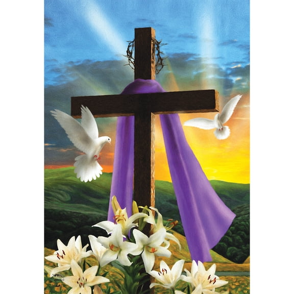 Briarwood Lane Garden Flag 12x18 For Outdoor Easter Sunrise Religious For Easter Garden Flag Flags For Outside
