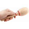 thumbnail image 4 of 2 Pack Wooden Maracas - Beech Wooden Material Rumba Shakers Hand Percussion for Party, 4 of 6