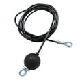thumbnail image 2 of Fitness Pulley Cable, Replacement Cable Machine Accessories,Cable Pulley Attachments Heavy Duty Steel Wire Rope for Home Gym , Fixed 1.4m, Multi, 2 of 8