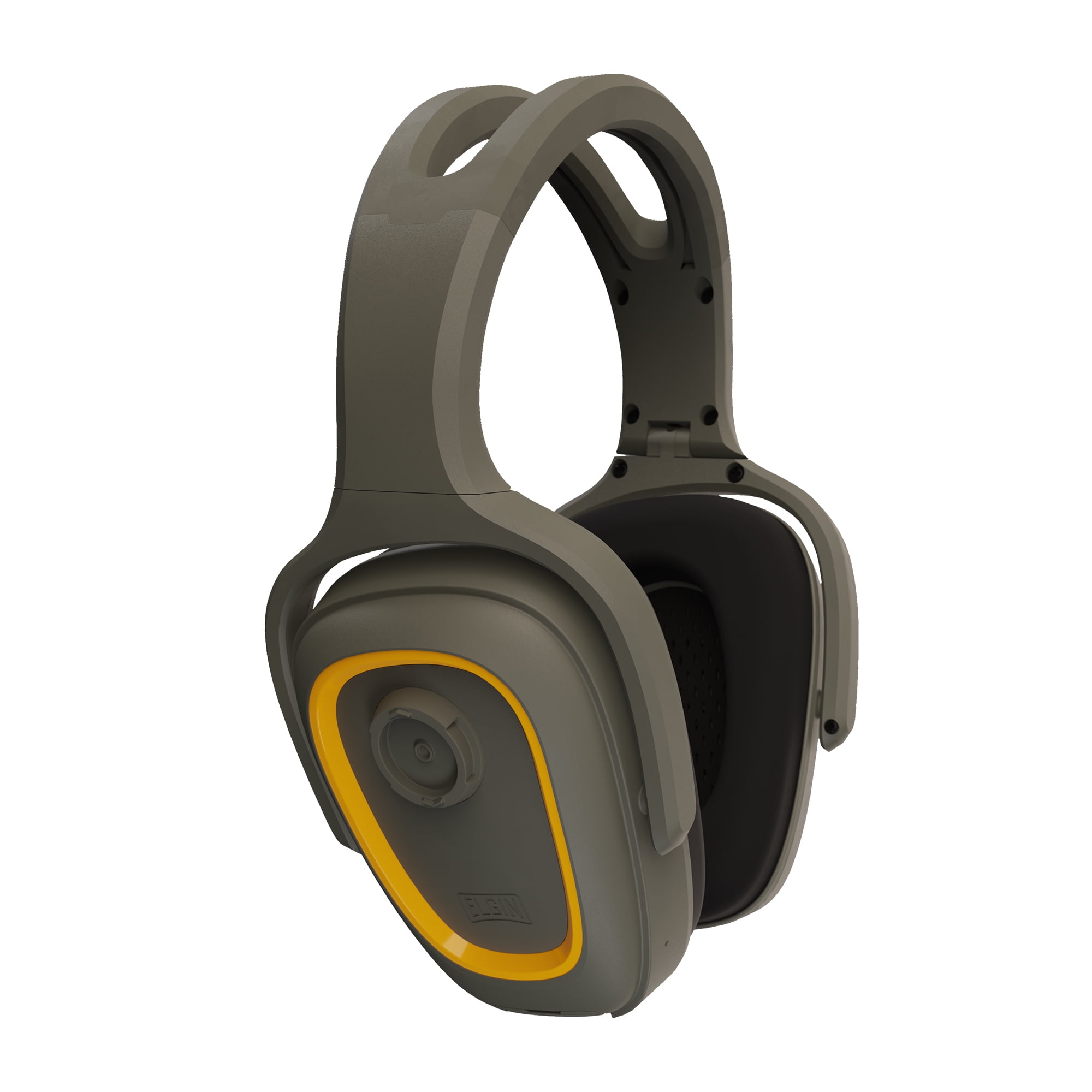 Elgin Rampage Bluetooth Hearing Protection Headphones, OSHA Compliant 25 dB  Noise Reduction Safety Ear Muffs, 40+ Hour Rechargeable Battery 