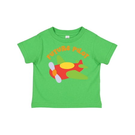 

Inktastic Future Pilot Airplane Gift Toddler Boy or Toddler Girl T-Shirt