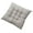 Grey, variant on Chair Cushion Pads - Striped Dining Kitchen Office Chair Seat Cushion with Ties - Durable Cotton Fabric Cover - Indoor Use, 16x16 in