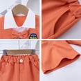 thumbnail image 5 of Agkizg 2PC Preppy Faux Layered Short Sleeve Collared Shirt Cargo Shorts Set Casual Outfits (Toddler Boy's or Toddler Girl's),2-Piece Set,Sizes 1-6 Years, 5 of 5