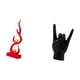 thumbnail image 5 of Escultura De Resina Con Gesto De Mano De Llama Moderna, Estatua Creativa De Dedo De Fuego, Adorno Para Oficina, Patio, Estantería, Apartamento, Dormitorio, Decoración, Regalo, 5 of 8